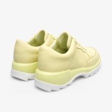 Camper Helix Womens Sneakers US-59055 Yellow Clearance USA